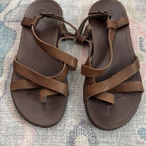 OluKai Women's Dark Brown Sandals